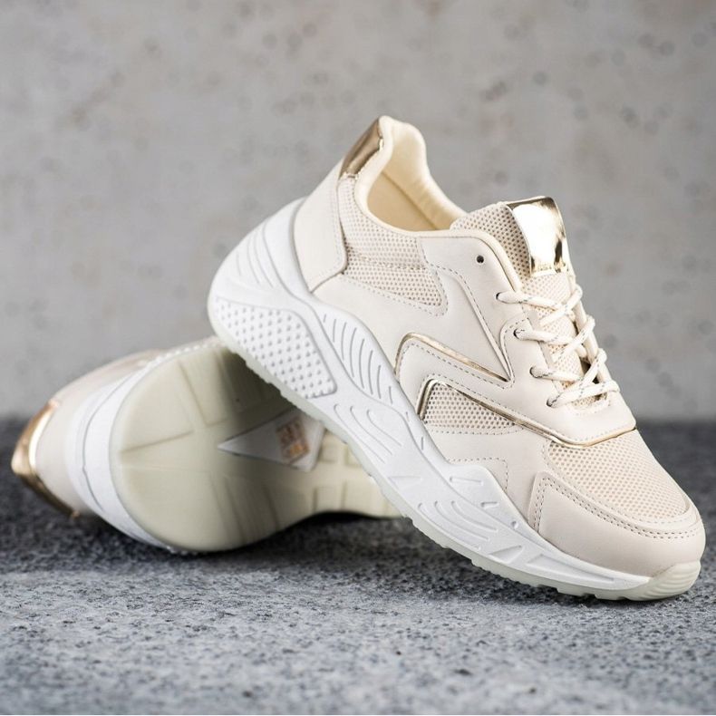 SHELOVET Snygga sneakers brun 1