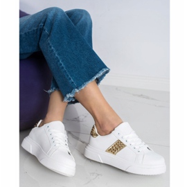 SHELOVET Sneakers med prydnader vit 2