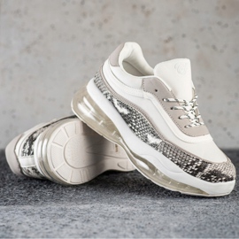 SHELOVET Sneakers På En Genomskinlig Plattform vit mångfärgad 1