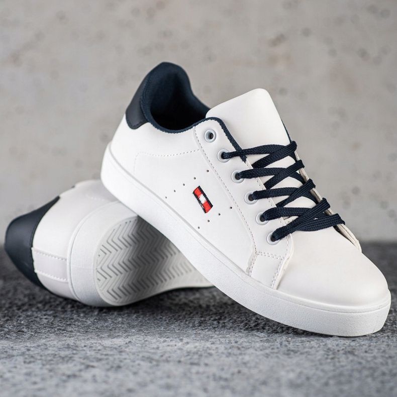 SHELOVET Fritidsskor med ekoläder vit 1