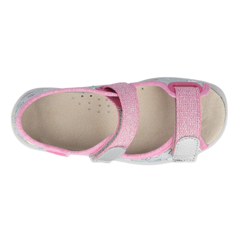 Befado sandal för tjejer 869x154 rosa silver- grå 2