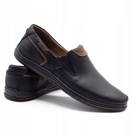 Polbut Herrskor loafers 09 svart brun 2