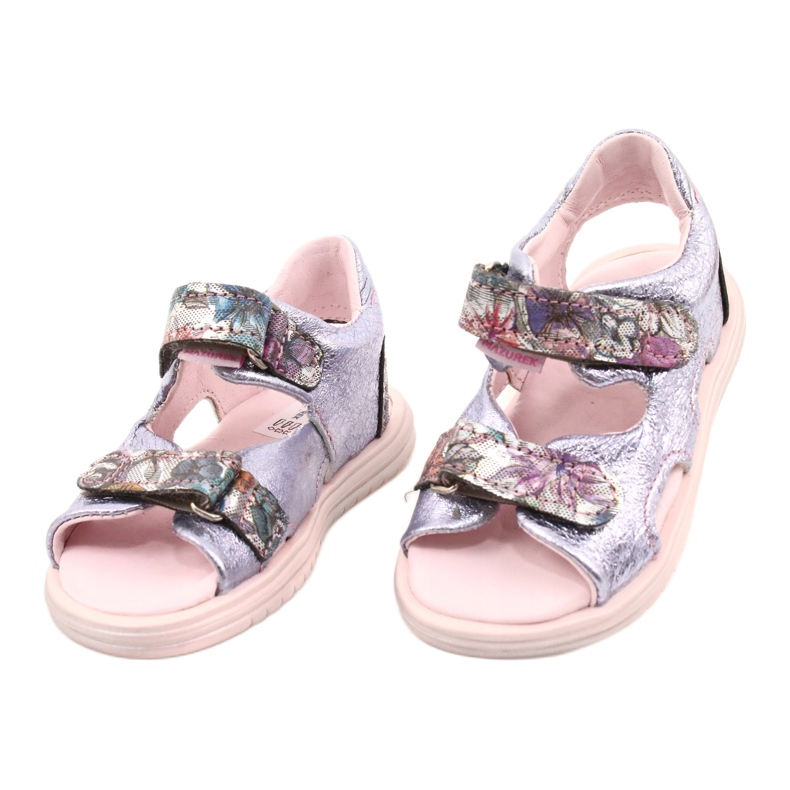 Sandaler på kålrot Mazurek 1314 Amethyst Pearl purpur silver 1