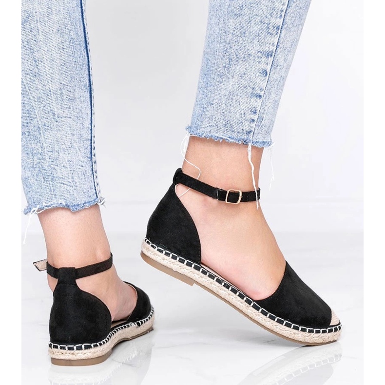 Svarta espadrillessandaler från Chloe Star 1