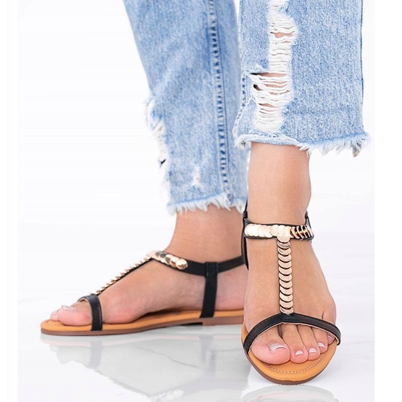 Svarta damsandaler från Emmie 1