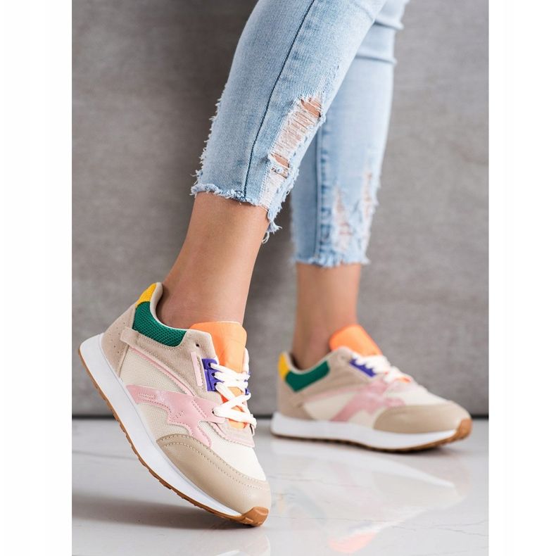 SHELOVET Färgglada sportskor mångfärgad 2