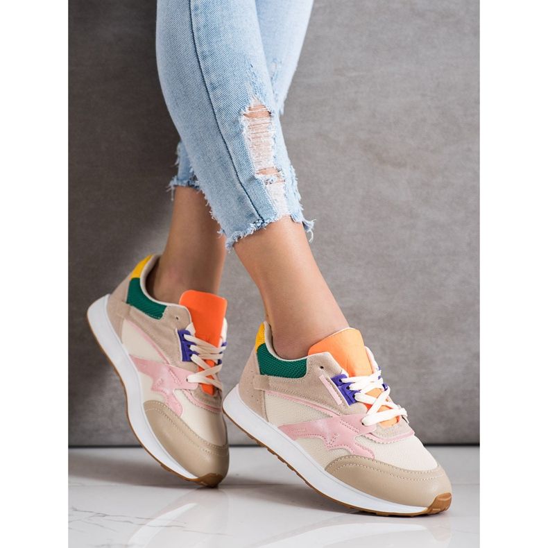 SHELOVET Färgglada sportskor mångfärgad 1
