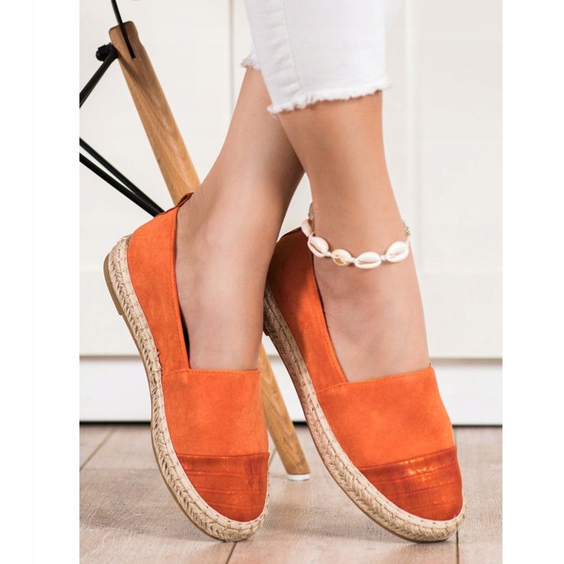 Bestelle Orange mocka Espadrilles 2