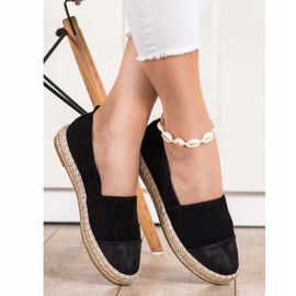 Bestelle Svart mocka Espadrilles 1