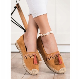 Melisa Fransade espadrillor brun 2