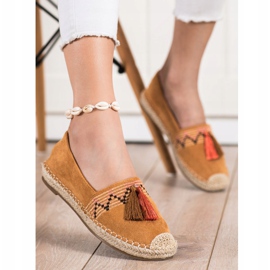 Melisa Fransade espadrillor brun 1