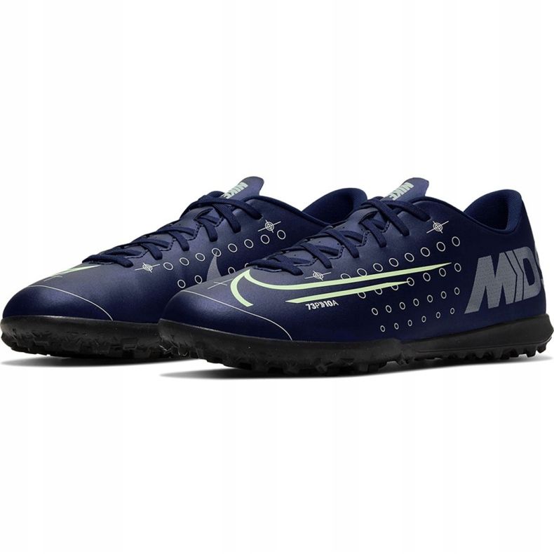 Nike Mercurial Vapor 13 Club Mds Tf M CJ1305-401 fotbollsskor marinblå 3