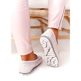 Rio Flore Eco-Friendly Leather Loafers Beige grå 4