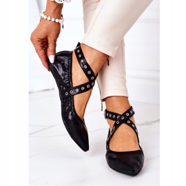 Vikta Lu Boo svarta Ballerinor 2