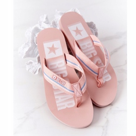 Dam flip-flops Big Star HH274A060 Rosa 1