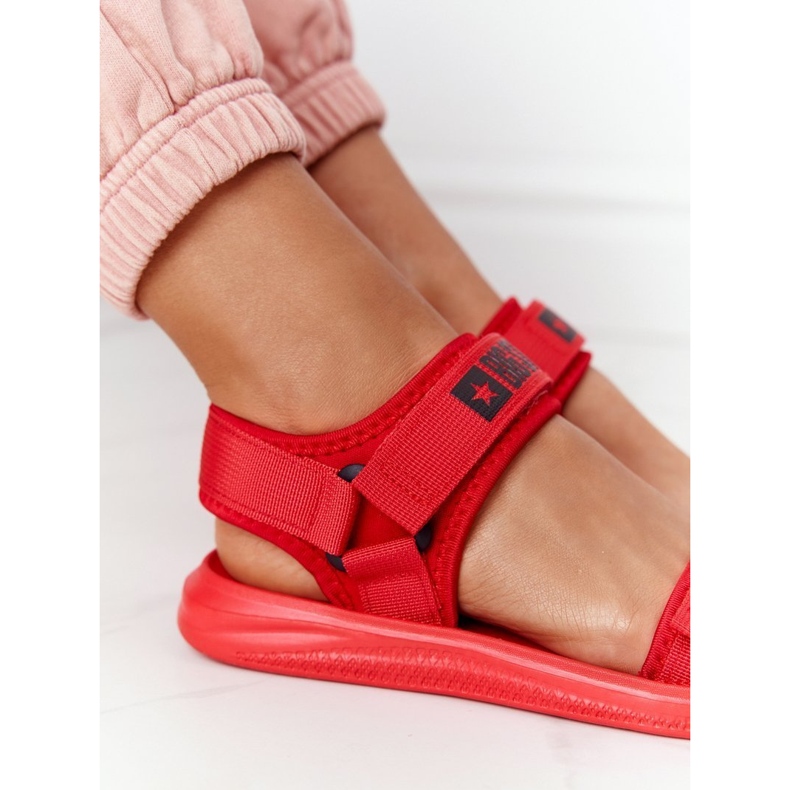 Sportsandaler för kvinnor Big Star HH274A027 Röd 2