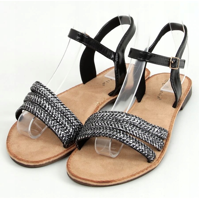 Svarta damsandaler N-70 Svart 1