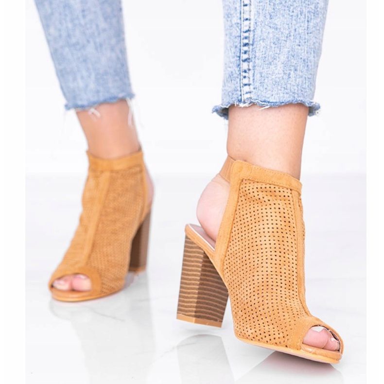 Kamel sandaler på Veronika -stolpen brun 1