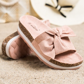 Evento Lätta tofflor på plattformen rosa 1