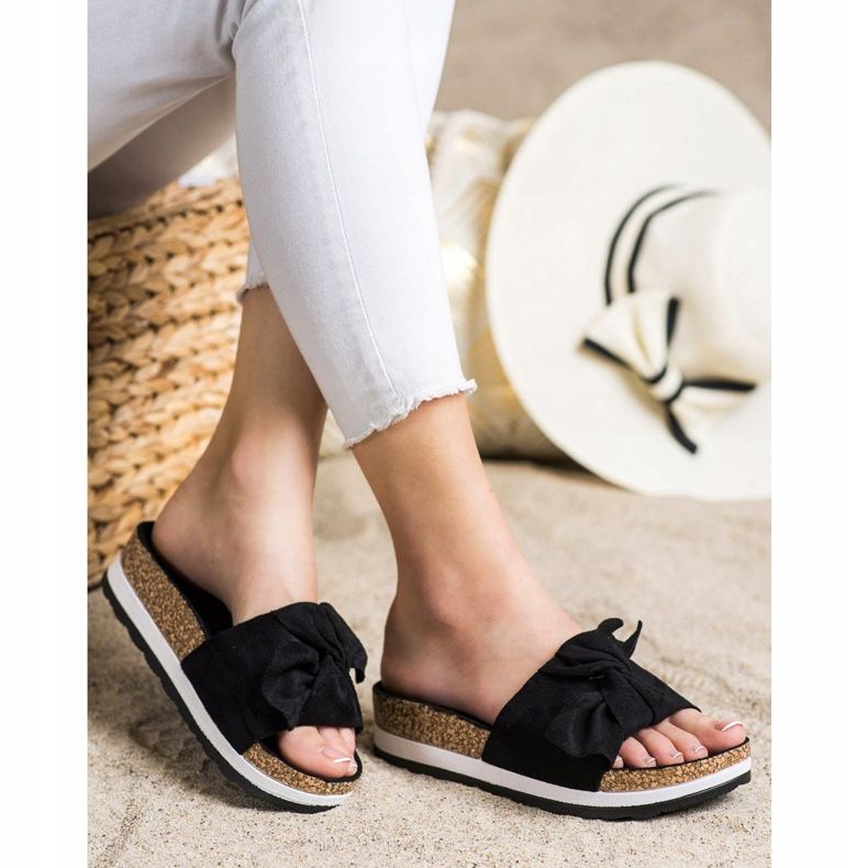 Evento Lätta tofflor på plattformen svart 1