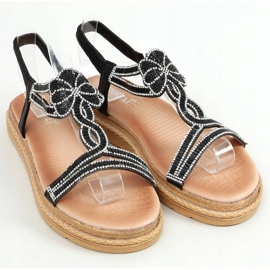 Svarta damsandaler JN11-34 Svart 1