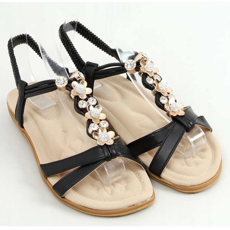 Svarta damsandaler CT-153 Svart 1