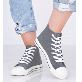 Grå damskor Gampa fotled 1