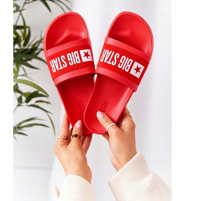 Tofflor för kvinnor Big Star HH274A014 Röd 1