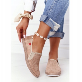 Openwork Espadrilles Big Star FF276035 Beige 2