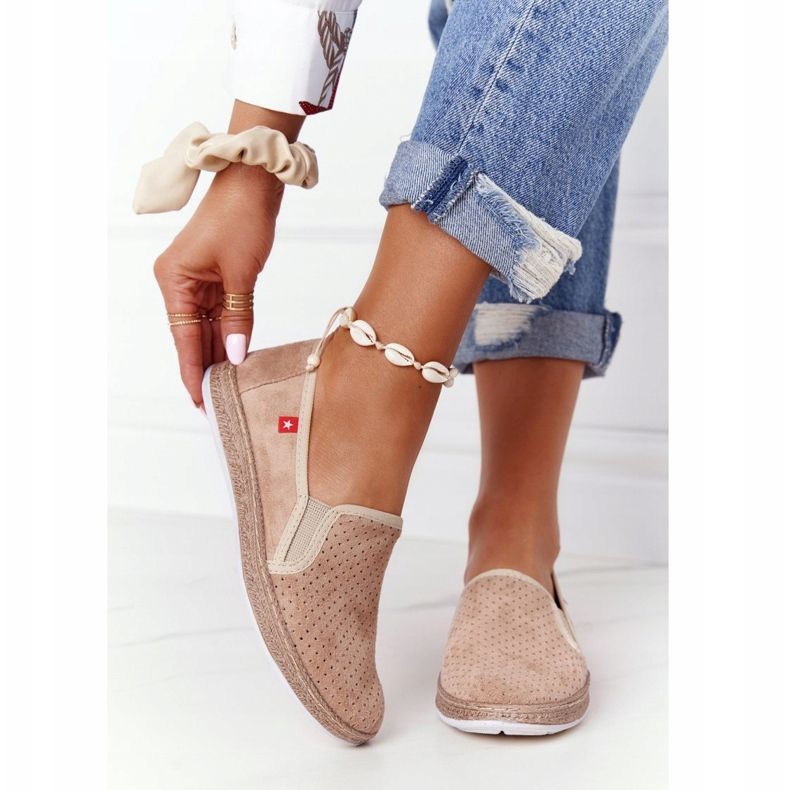 Openwork Espadrilles Big Star FF276035 Beige 2