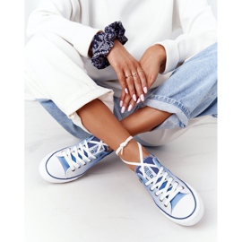 Dam Sneakers Big Star HH274129 Ombre Marinblå vit 1