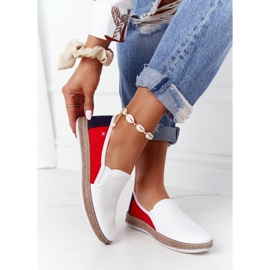 Kvinnors Espadrilles Big Star HH276009 Vit och röd marinblå 1