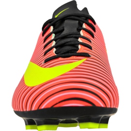 Nike Mercurial Vapor Xi Fg Jr 831945-870 fotbollsskor mångfärgad röd 2