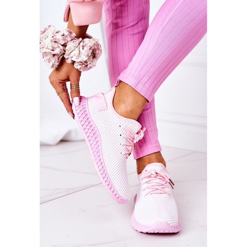 PS1 Kvinnors sportskor Slip-on Light Pink Run Away rosa 2