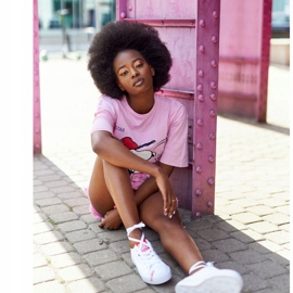 Dam Sneakers Big Star HH274675 Vit 1