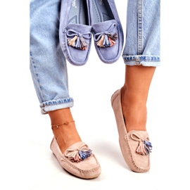 Evento Dam Loafers Mocka 20PB35-2003 Blå Donna Mia 2