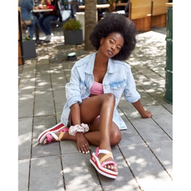 Foam Wedge Sandals Big Star HH274A083 Rosa 1