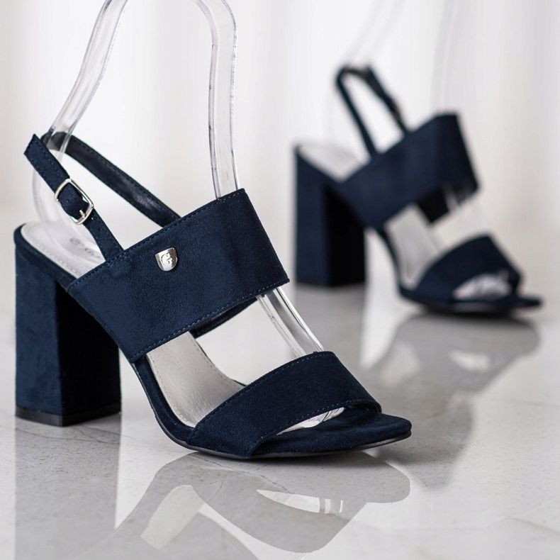 Goodin Sandaler på en bred bar blå 1