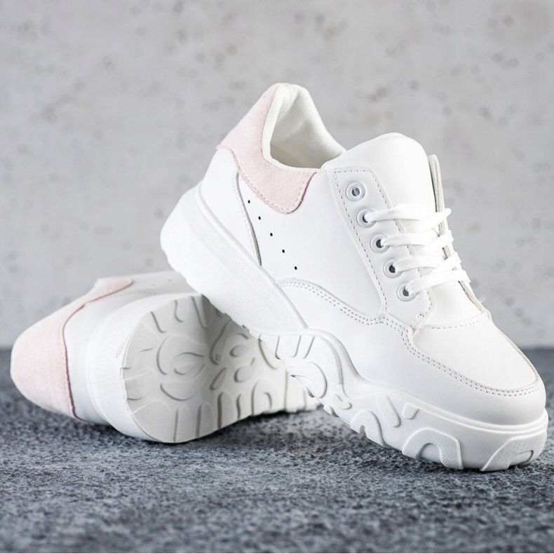 SHELOVET Trendiga vita sneakers 1