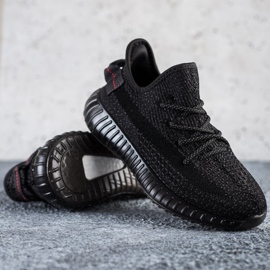 SHELOVET Textilskor på plattformen svart 1