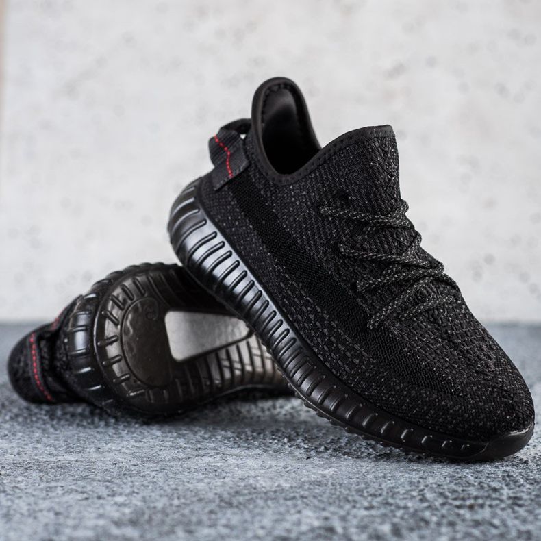 SHELOVET Textilskor på plattformen svart 1