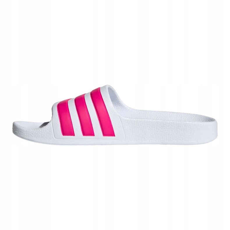 Adidas Adilette Aqua Jr EF1748 tofflor vit rosa 1