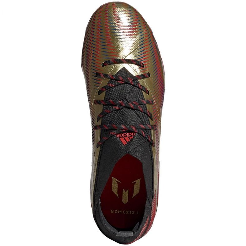 Adidas Nemeziz Messi.1 Fg Jr FY0806 fotbollsskor orange, guld gyllene 1