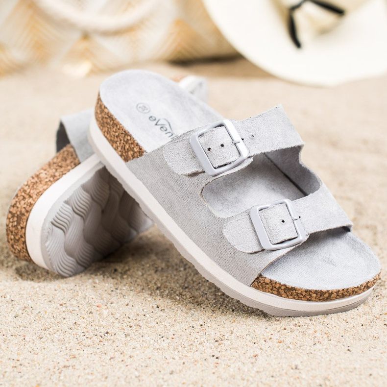 Evento Casual tofflor grå 1