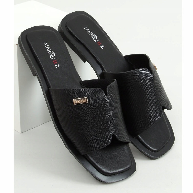 Svarta damas tofflor 3526 Svart 1