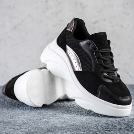 Seastar Svarta sneakers på plattformen 1