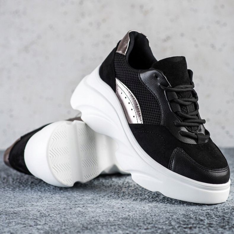 Seastar Svarta sneakers på plattformen 1