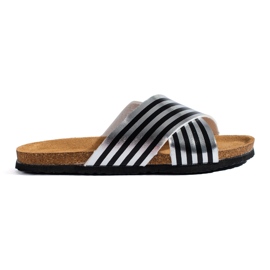 Bona Casual randiga flipflops svart 1