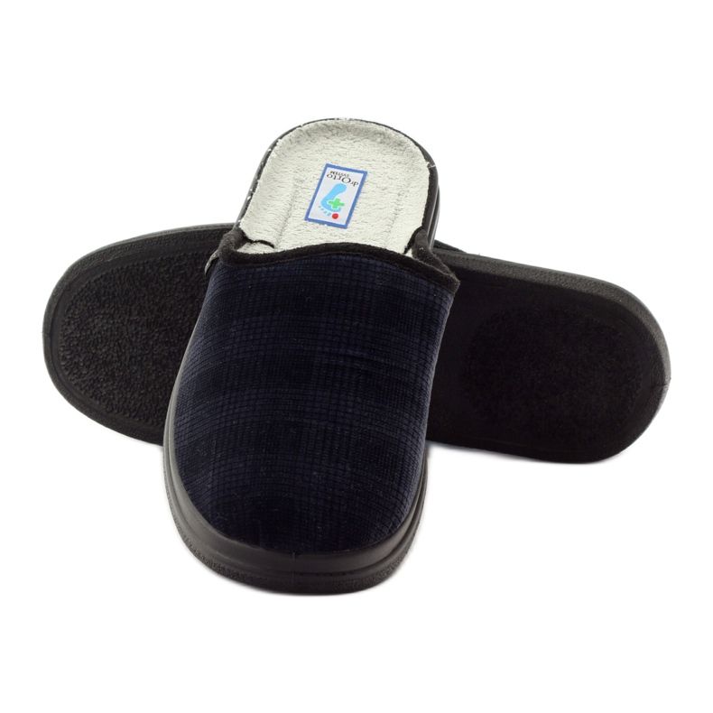 Befado herrhälsoskor tofflor 125M010 tofflor marinblå 4