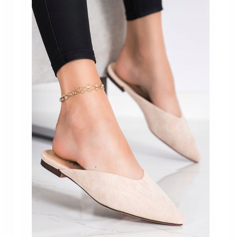 Seastar Tofflor i mocka beige 1